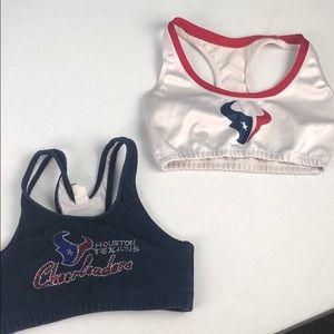 Official Houston Texans cheerleaders sports bra